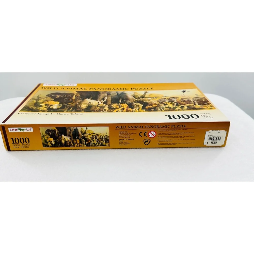 NIB, Animal Panoramic 1000 Puzzle, Image by Haruo‎ Takino